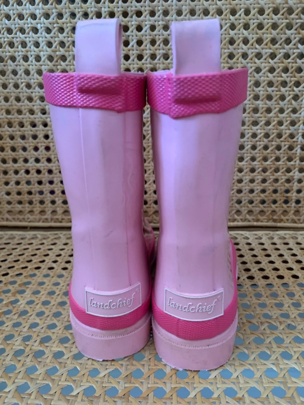 Landchief Girls Pink Rubber Boots 9